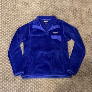 patagonia snap t pullover blue size s